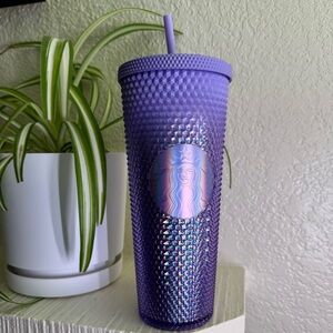 NEW Starbucks Purple Lavender Lilac Gradient Studded 24oz Venti Tumbler 2023 NWT